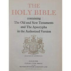 [160] 성경 The Holy Bible, containing The Old and New Testaments and The Apocrypha in the Authorized Version