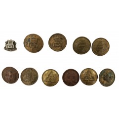 [49] 중·고등학교 단추 11점