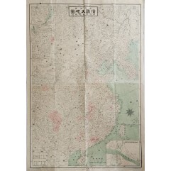 [124] 최근조사(最近調査) [청국대지도 淸國大地圖] 혁명동란지점주(革命動亂地點註)