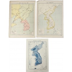 [5] 조선지도 3점 일괄