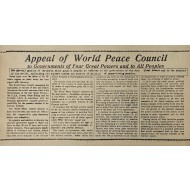 [889] Appeal of world peace council