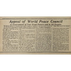 [889] Appeal of world peace council