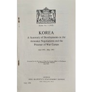 [959] 영국의회보고서  한국의 휴전 협정 및 포로 수용소 전개 요약