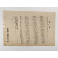 [970] [민족통일동맹총본부 선서] 전단