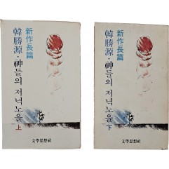 [8] 한승원 장편소설 [신들의 저녁노을] 상하 2책 완결