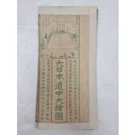 [10]1940년 발행 중요도시전차도 등이 수록된 [대일본도중대회도 大日本道中大繪圖]