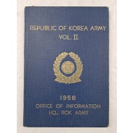 [8] 휴전협정도 및 주요고지 지도 등이 실린 대한민국 육군 사진 흑백화보집, 1956년 [REPUBLIC OF KOREAARMY] VOL. 2