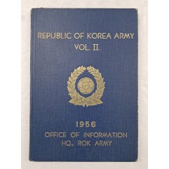 [8] 휴전협정도 및 주요고지 지도 등이 실린 대한민국 육군 사진 흑백화보집, 1956년 [REPUBLIC OF KOREAARMY] VOL. 2