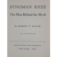 [65] SYNG MAN RHEE : THE MAN BEHIND THEMYTH